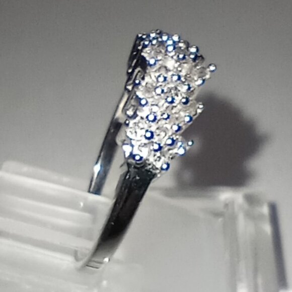 Sparkling 10Kt White Gold 1/2-Carat Diamond Ring - Picture 3 of 4